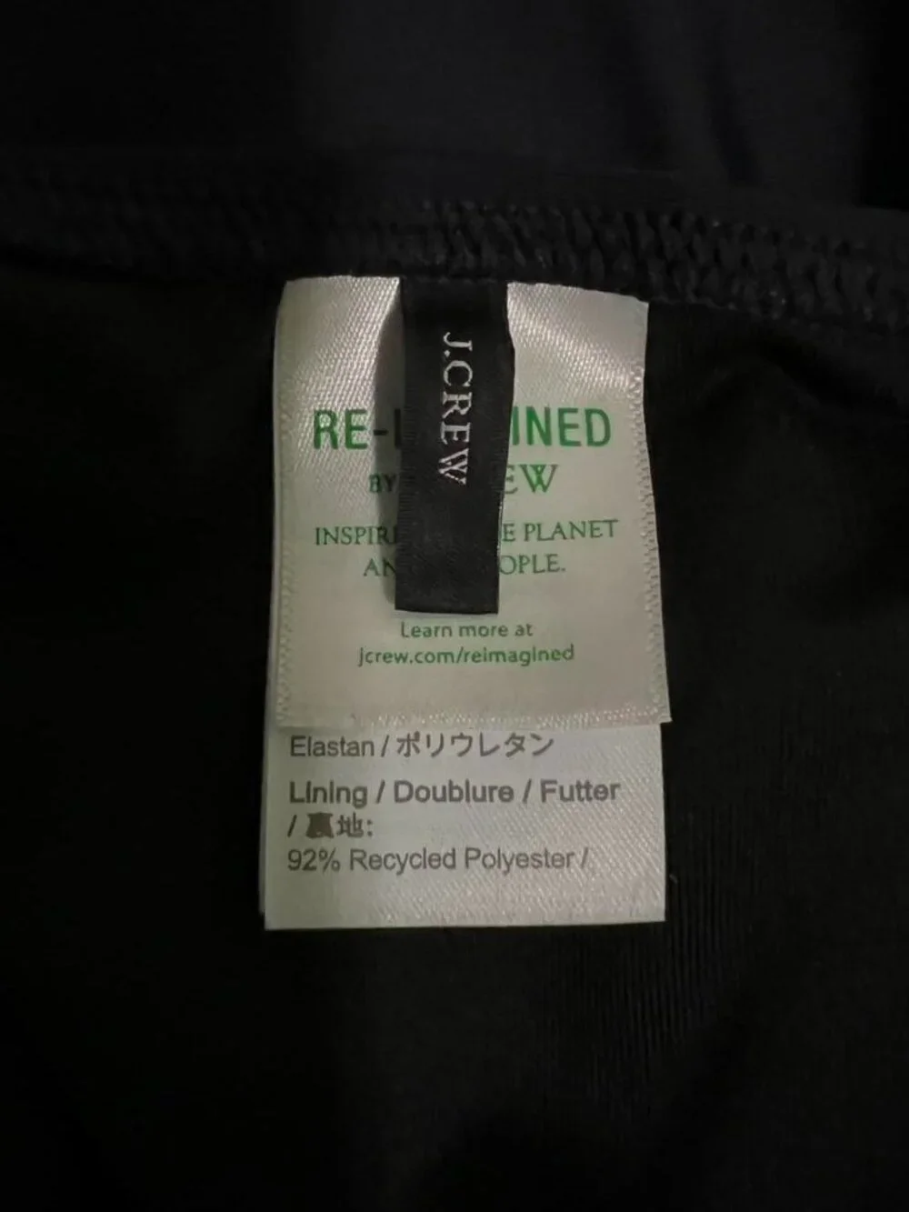 J.Crew Navy Ruched One Piece Swimsuit Women's Size 8, Like New